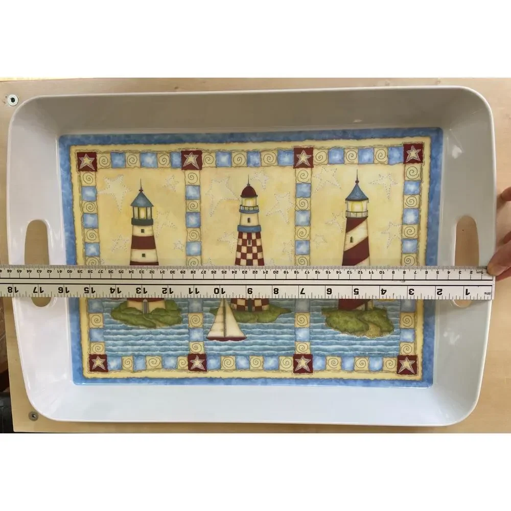 Vtg Precidio Americana Lighthouse & Coastal Folk Art 18